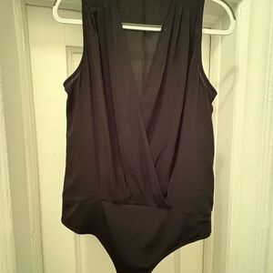 Good American Black Bodysuit